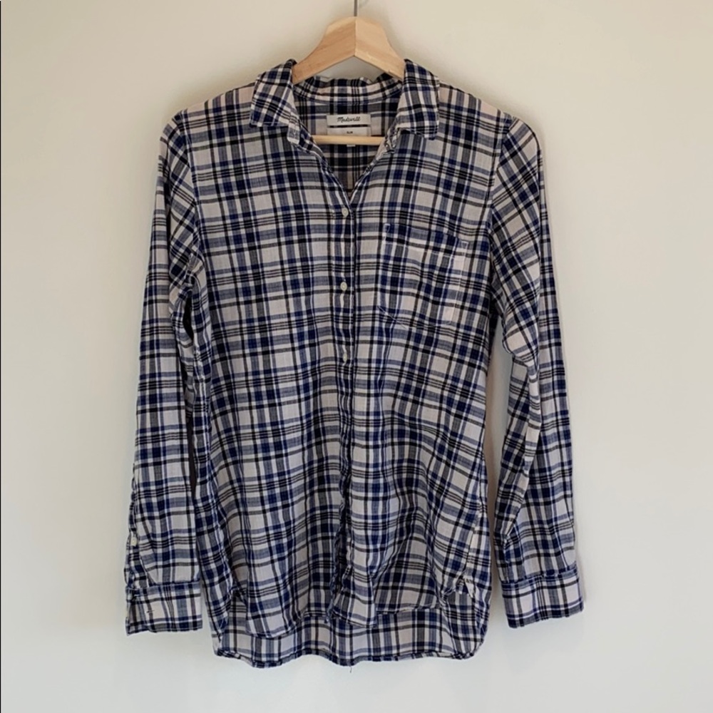 Madewell plaid shirt